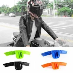 LIFCAUSAL Kits De Support De Casque De Moto Anti-dérapant Anti-choc Pour Caméra D'action, Caméra Insta360 Et Démontage Plus Rapide (Orange) -Protection auditive et tête Soldes 2022 68072325 5