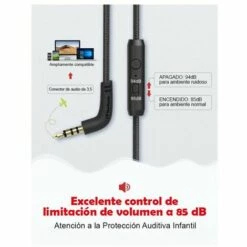 Auriculares Para Niños Con Cable Y Límite De Volumen Mpow 10 Auriculares Para Niños Con Cable Y Límite De Volumen Mpow -Protection auditive et tête Soldes 2022 68283323 4
