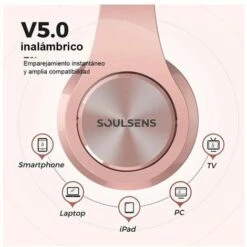 Auriculares Inalámbricos Bluetooth Con Micrófono Soulsens, Con Opción De Cable Seneo -Protection auditive et tête Soldes 2022 68287435 3