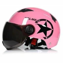 Moteur électrique Voiture Casque Scooter Vélo Visage Ouvert Demi Casquette De Baseball Anti-uv Sécurité Casque VéloBlack THSINDE -Protection auditive et tête Soldes 2022 68610117 4