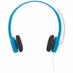 Logitech Stereo Headset H150 Borg Blueberry Micro-casque Microphone Anti-parasite Commandes Audio Intégrées Bleu
